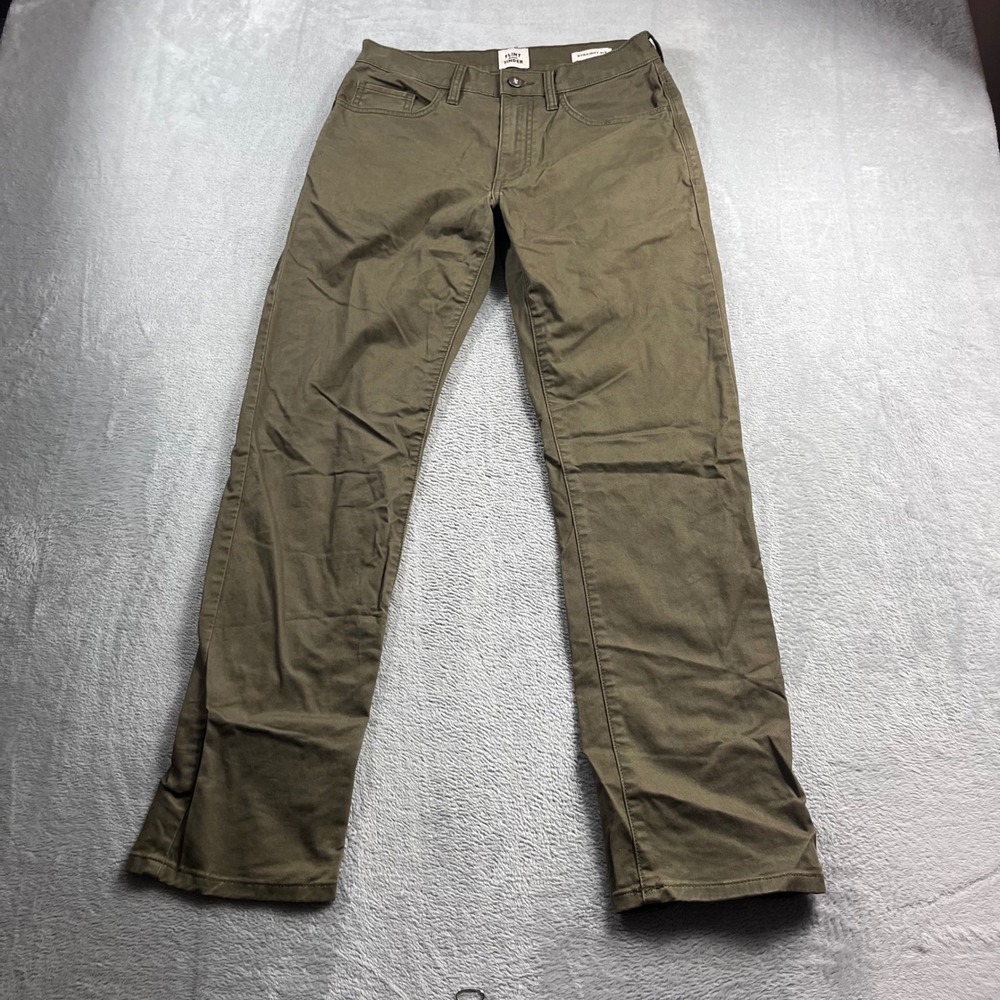 Flint and Tinder 365 Straight Fit Pants Mens 28x30 Olive Green Chinos